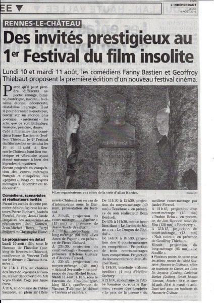 festival du film insolite de renens le chateau 2015